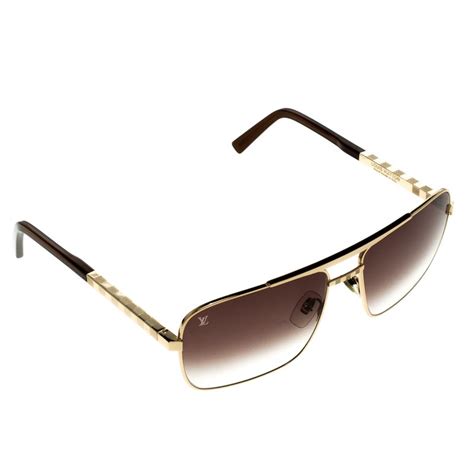 louis vuitton bril goud|Sunglasses Collection for Men .